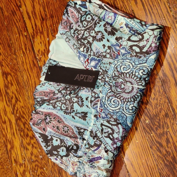 NWT Apt 9 V-Neck Flip Flop Dress Size S - Blue - Picture 6 of 6